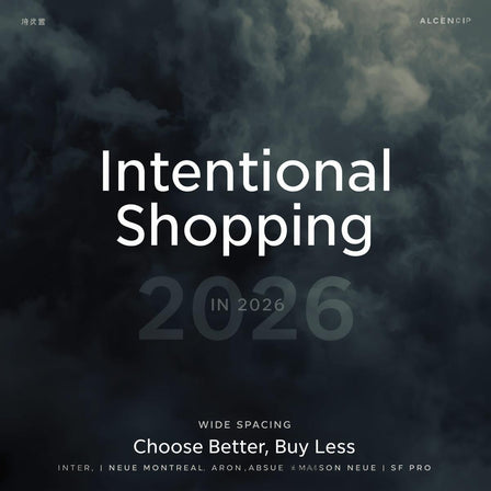 Learn how to shop more intentionally in 2026 by prioritizing quality, personal style and thoughtful decisions that create a lasting, minimalist wardrobe.