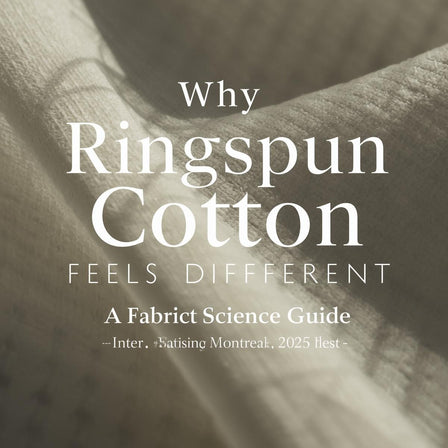 Learn why ringspun cotton feels softer and lasts longer, and how refined fibers create premium comfort and durability for everyday essentials.
