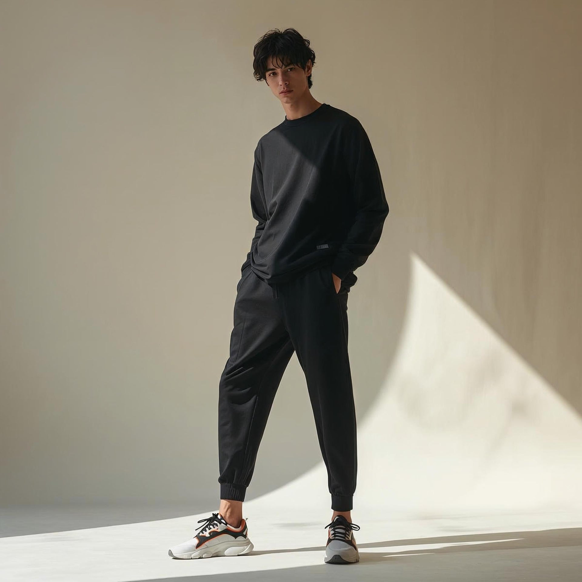 Discover minimal men’s pants and joggers designed for comfort and modern street style. Relaxed fits, soft fabrics, and versatile everyday wear.