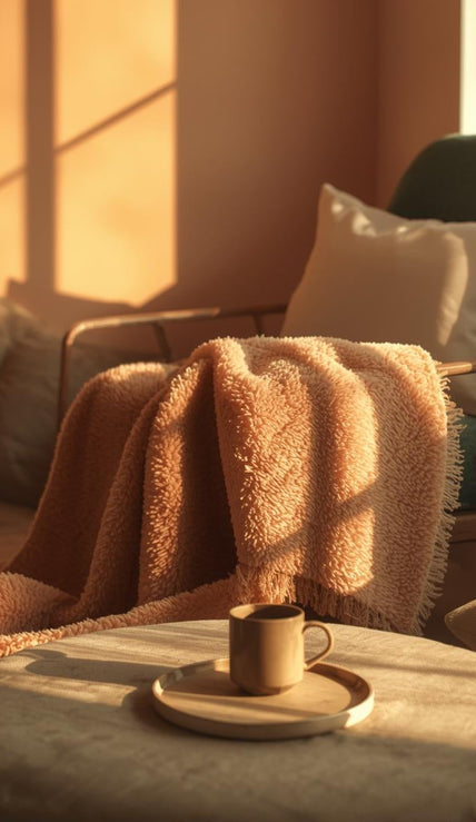 Warm, minimal home essentials designed for comfort and calm living. Soft textures, neutral tones, and refined decor for modern spaces.