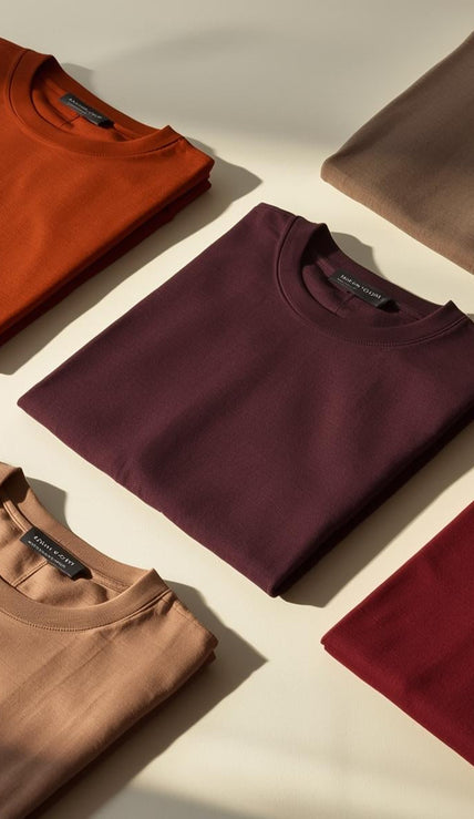 Premium tees crafted from soft ringspun cotton. Clean lines, neutral tones, and modern everyday essentials built to last.