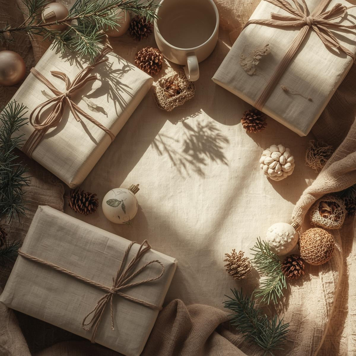 Minimal seasonal pieces designed for gifting, gatherings, and calm winter moments. Soft textures and refined essentials for the holiday season.