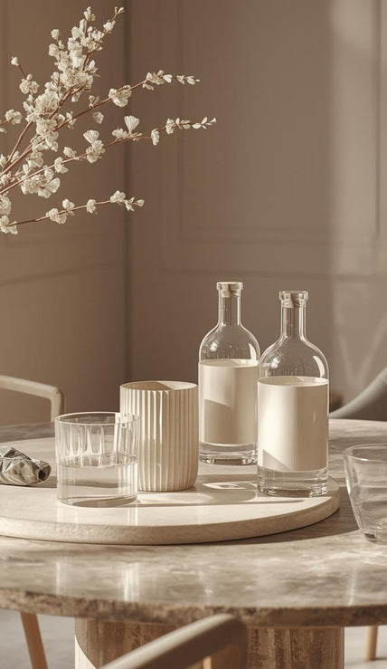 Customizable glassware, bottles, and tumblers with refined design and modern feel, created for daily use, personal moments, and timeless personalized drinkware