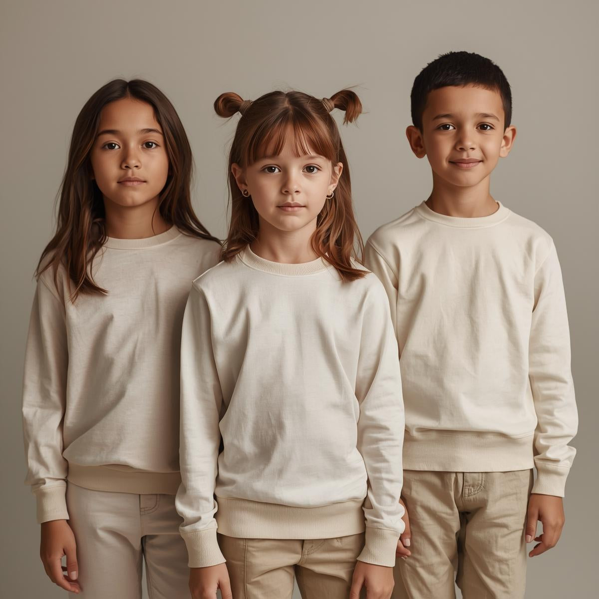 Minimal, modern long sleeve tops for kids, baby, and toddler designed to be personalized. Soft premium feel, gentle fits, and everyday comfort.