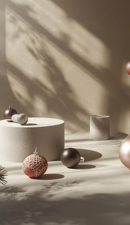 Explore minimal ornaments and seasonal decor designed for modern interiors. Refined materials, clean design, and subtle festive accents for every season.