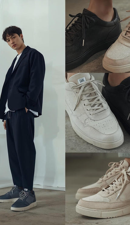 Explore minimal sneakers and everyday shoes with clean silhouettes and modern comfort. Streetwear-inspired styles for daily wear and casual outfits.