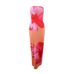 Nameria Strapless Floral Print Long Dress Tube Top Backless