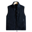 Nameria Unisex Fleece Lined Zip-Up Vest Stand Collar