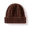 Nameria Unisex Cable Knit Cashmere Blend Hat Ear Flaps One Size