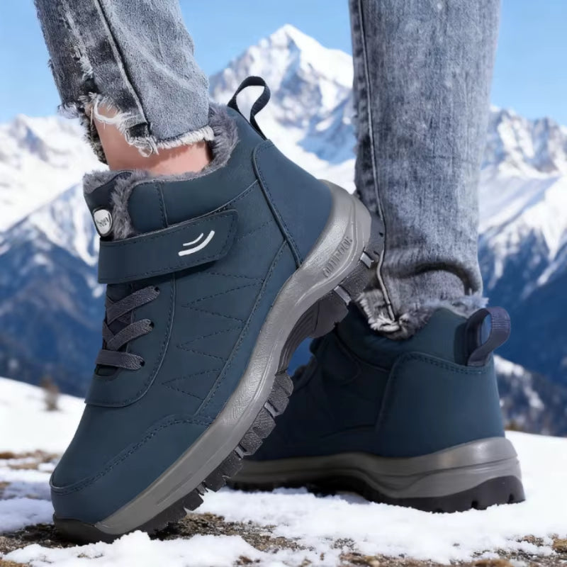 Nameria Womens Winter Snow Boots Fleece Lined Anti Slip Walking Design