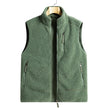 Nameria Unisex Fleece Lined Zip-Up Vest Stand Collar