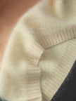 Nameria Gradient Cashmere Sweater Brushed Texture Loose Fit