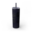 Customizable Maars 20oz Skinny Tumbler with Straw Stainless Steel