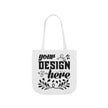 Customizable Canvas Tote Bag With 5 Color Strap Options All Over Print