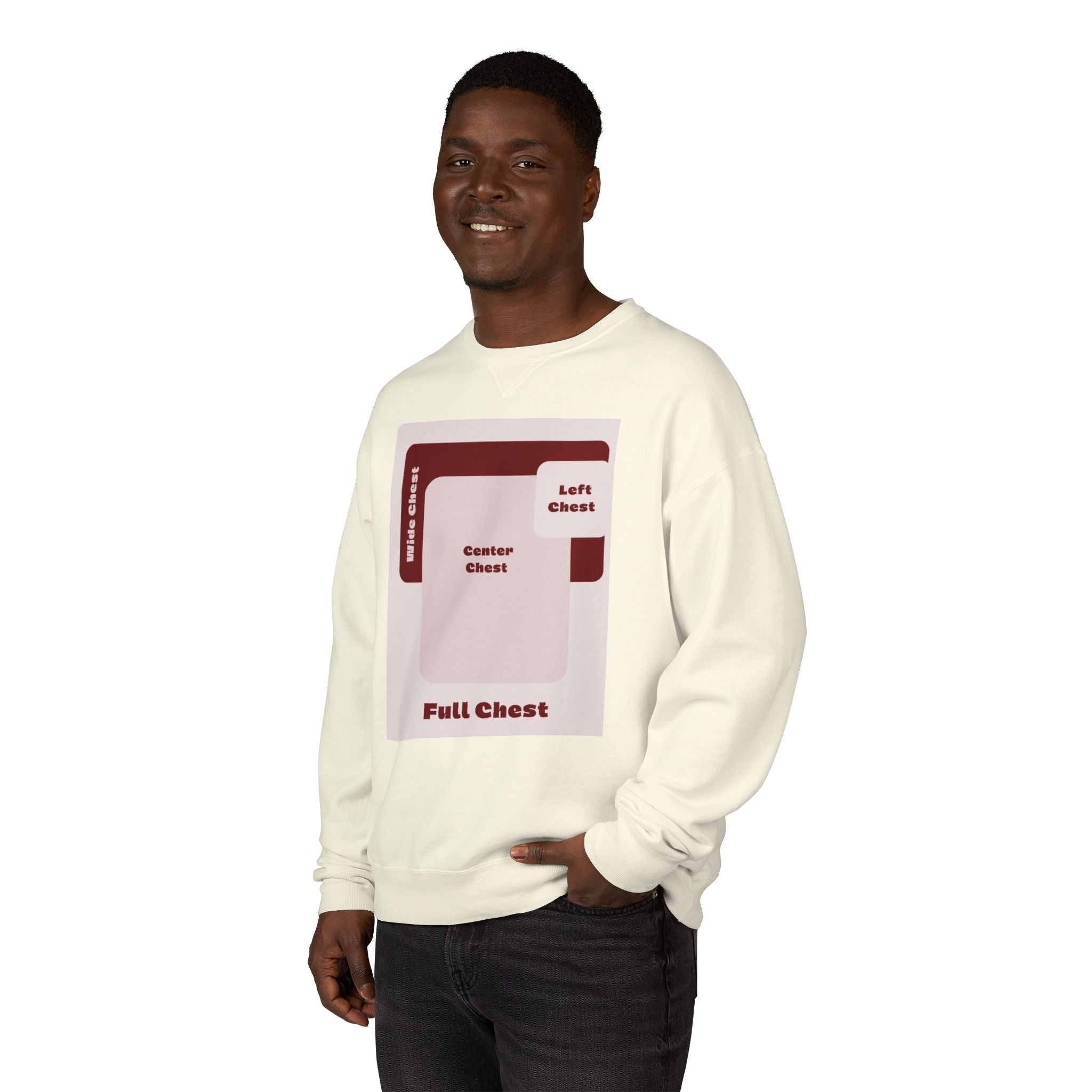 Customizable Hanes GDH400 Unisex Garment Dyed Crewneck Sweatshirt