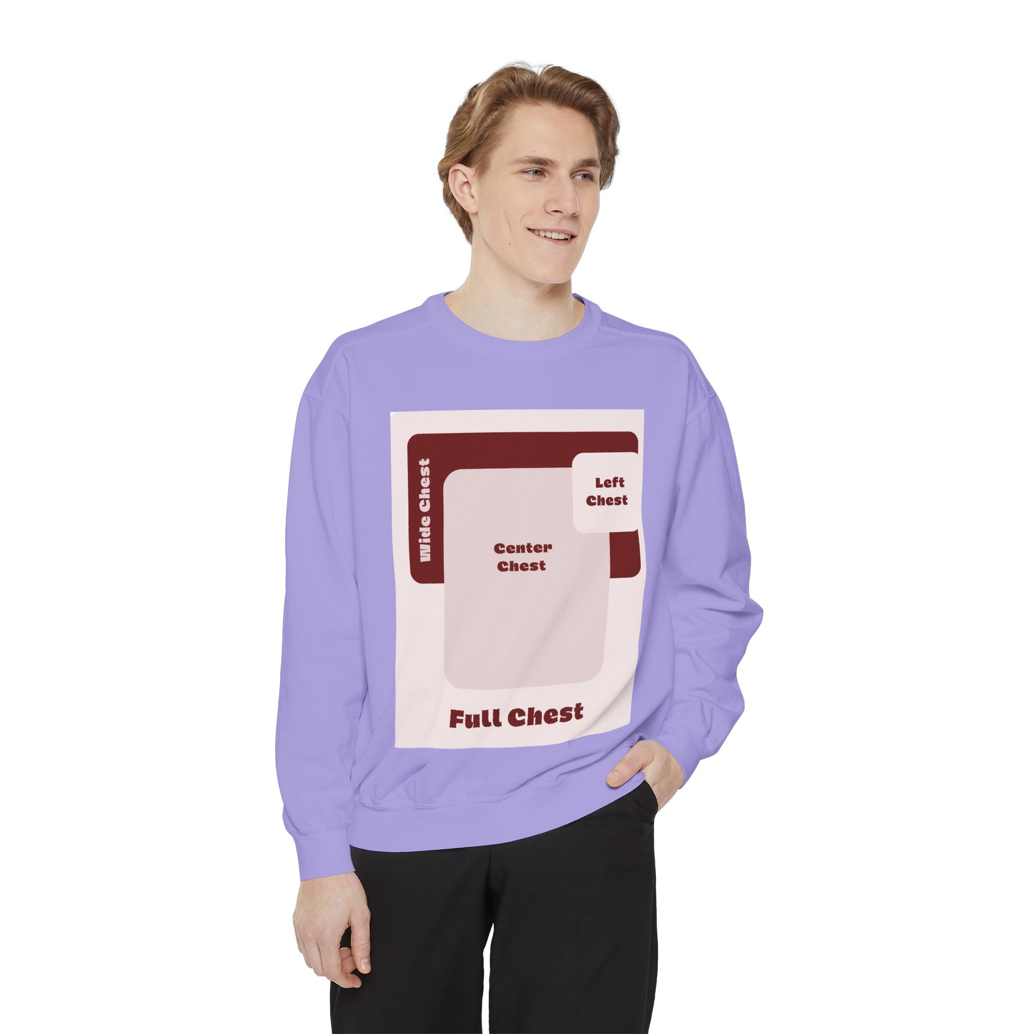 Customizable Comfort Colors 1566 Unisex Garment Dyed Sweatshirt DTG Custom Design