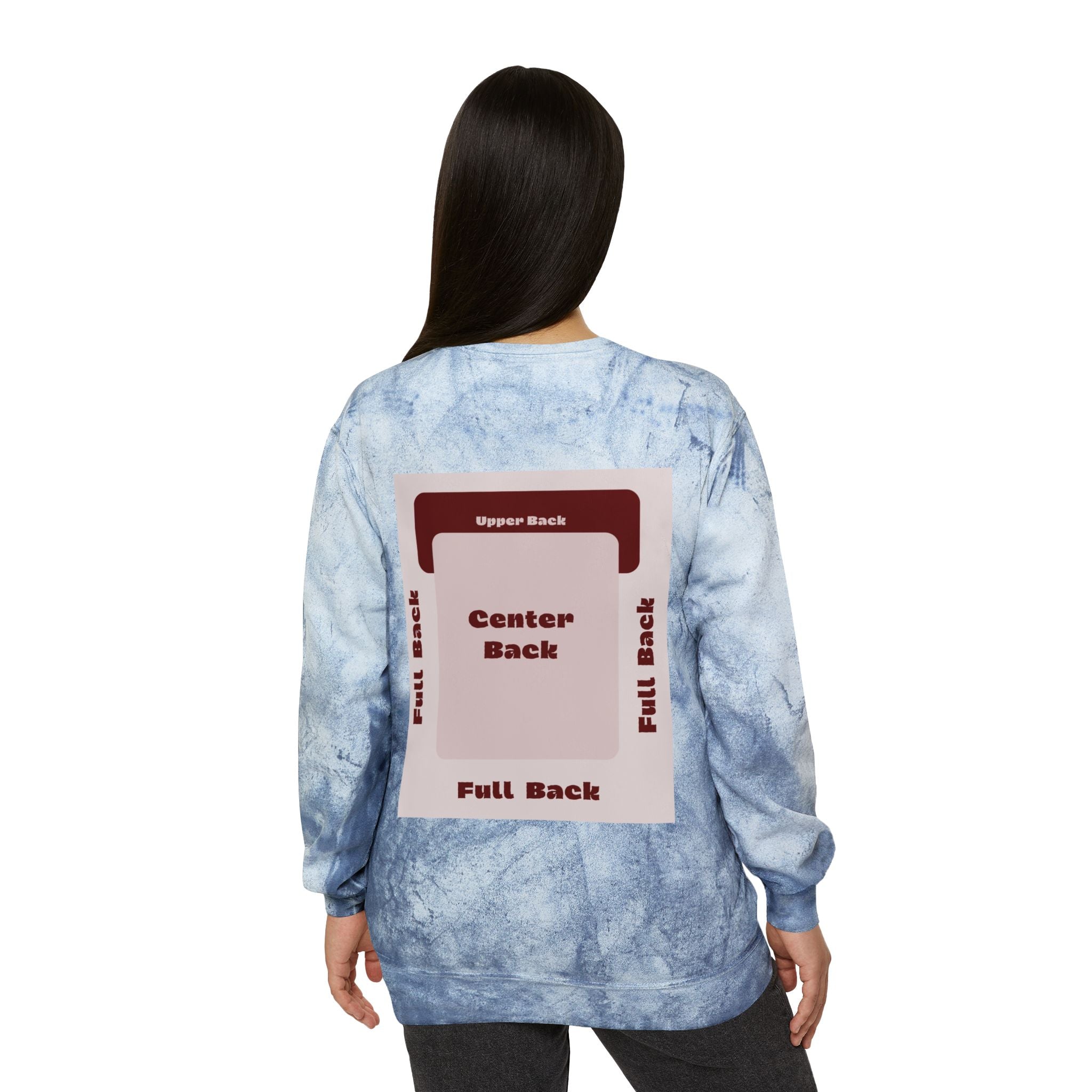 Customizable Comfort Colors 1545 Unisex Color Blast Crewneck Sweatshirt