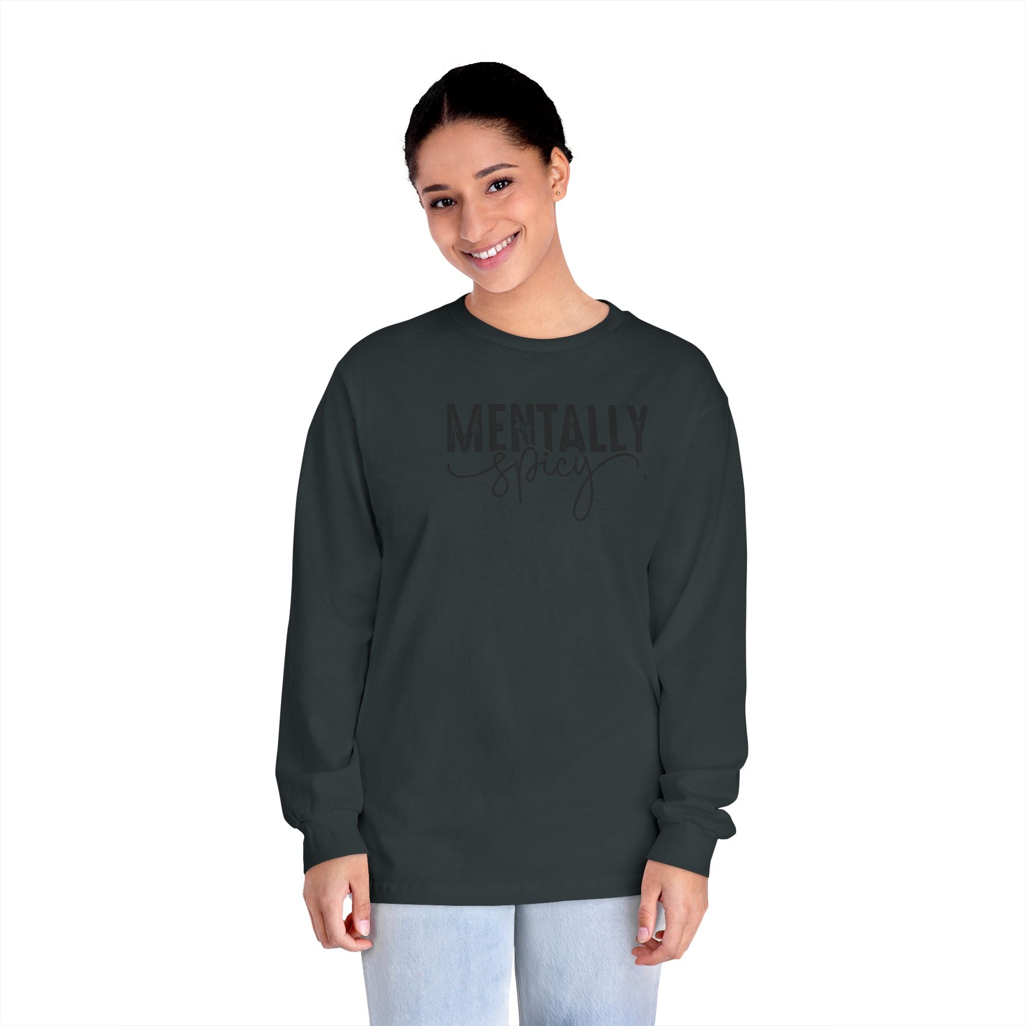 American Apparel 1304 Unisex Long Sleeve T-Shirt | US Cotton Graphic Print