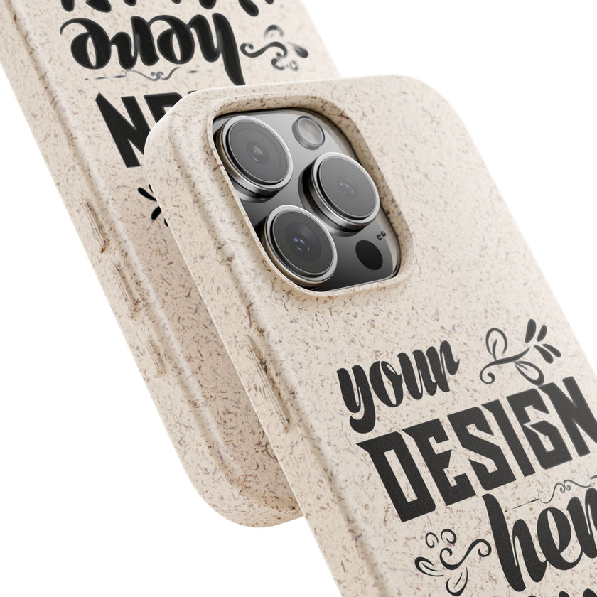 Customizable Biodegradable Phone Case Matte Finish Wireless Charging