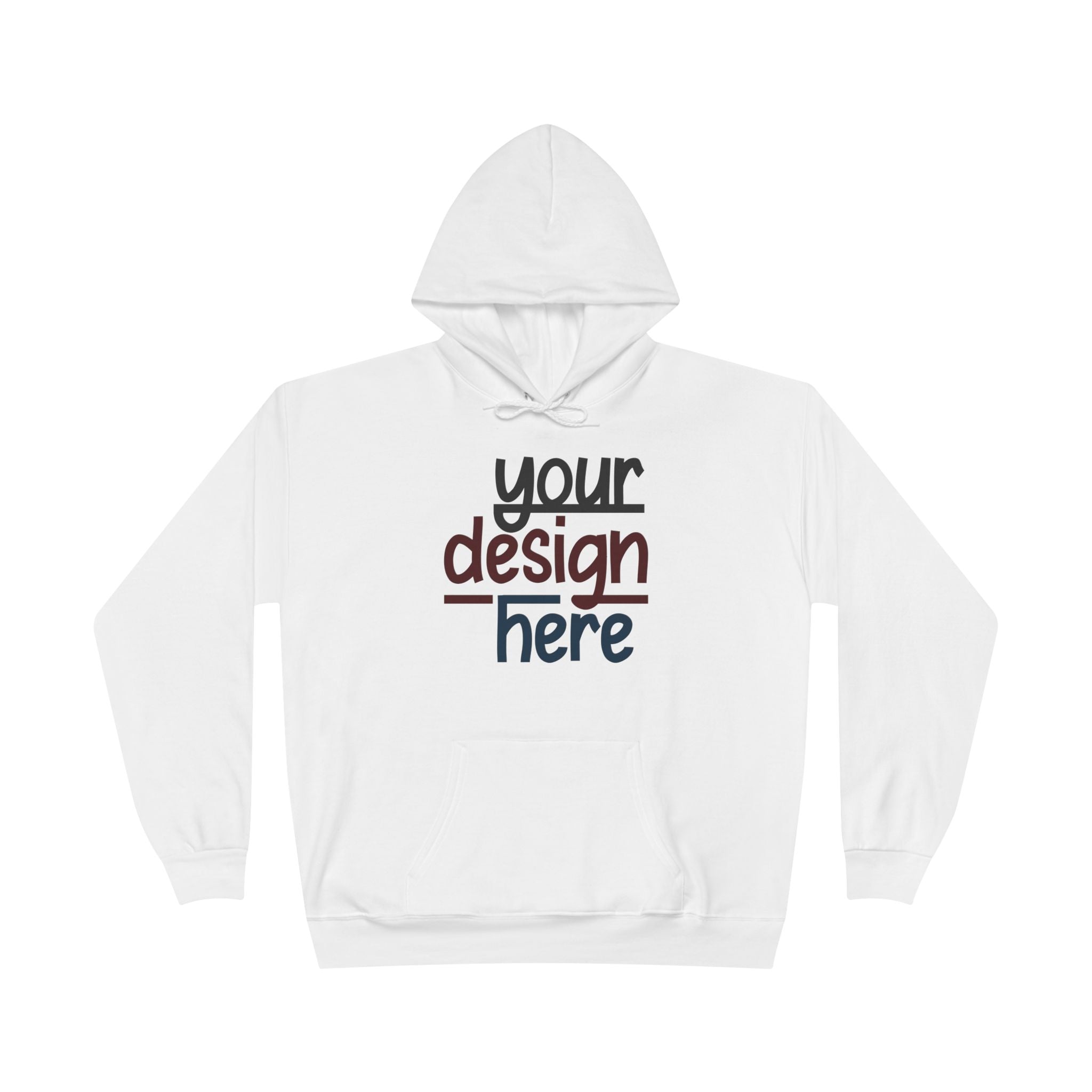 Customizable Hanes P170 EcoSmart Unisex Pullover Hoodie