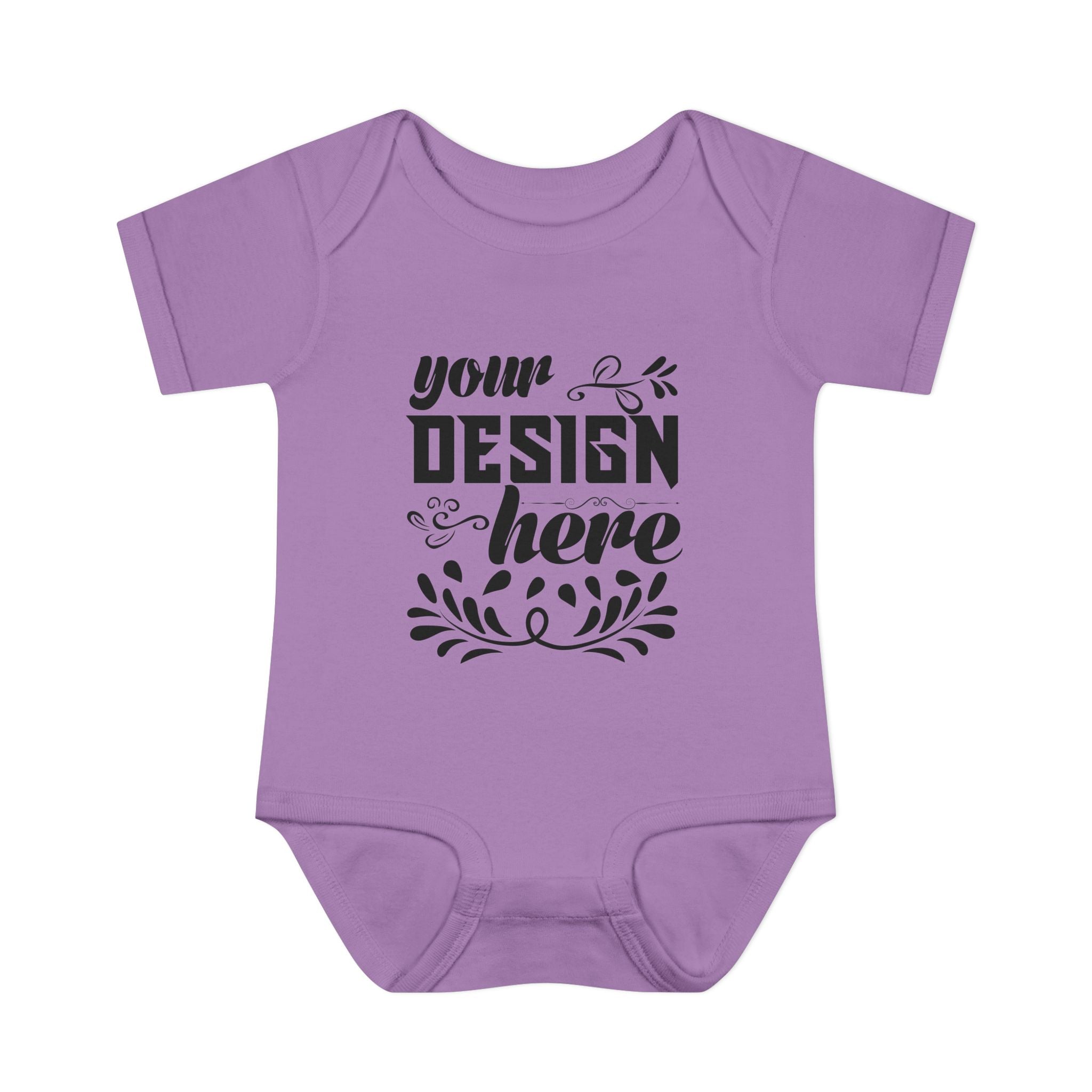 Customizable Infant Baby Rib Bodysuit Rabbit Skins 4400 Unisex