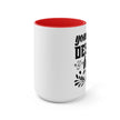 Customizable Accent Ceramic Mug 11oz 15oz Colored Interior and Handle