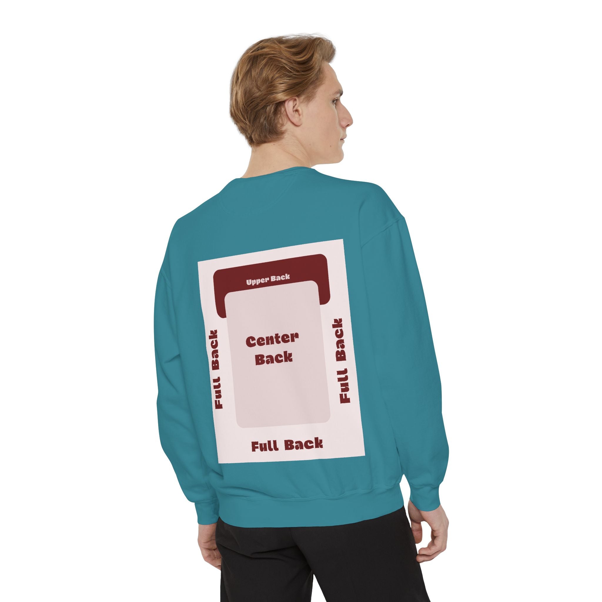 Customizable Comfort Colors 1566 Unisex Garment Dyed Sweatshirt DTG Custom Design