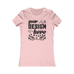 Customizable Bella+Canvas 6004 Womens Favorite Tee Slim Fit