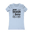 Customizable Bella+Canvas 6004 Womens Favorite Tee Slim Fit