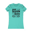 Customizable Bella+Canvas 6004 Womens Favorite Tee Slim Fit