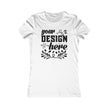 Customizable Bella+Canvas 6004 Womens Favorite Tee Slim Fit