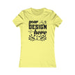 Customizable Bella+Canvas 6004 Womens Favorite Tee Slim Fit