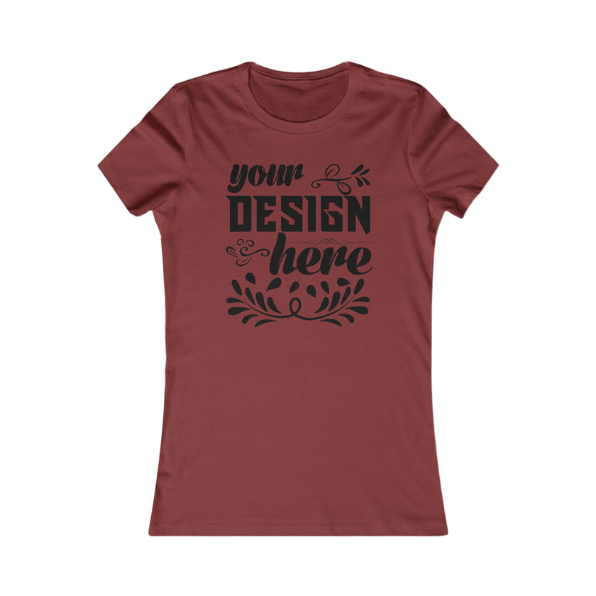 Customizable Bella+Canvas 6004 Womens Favorite Tee Slim Fit