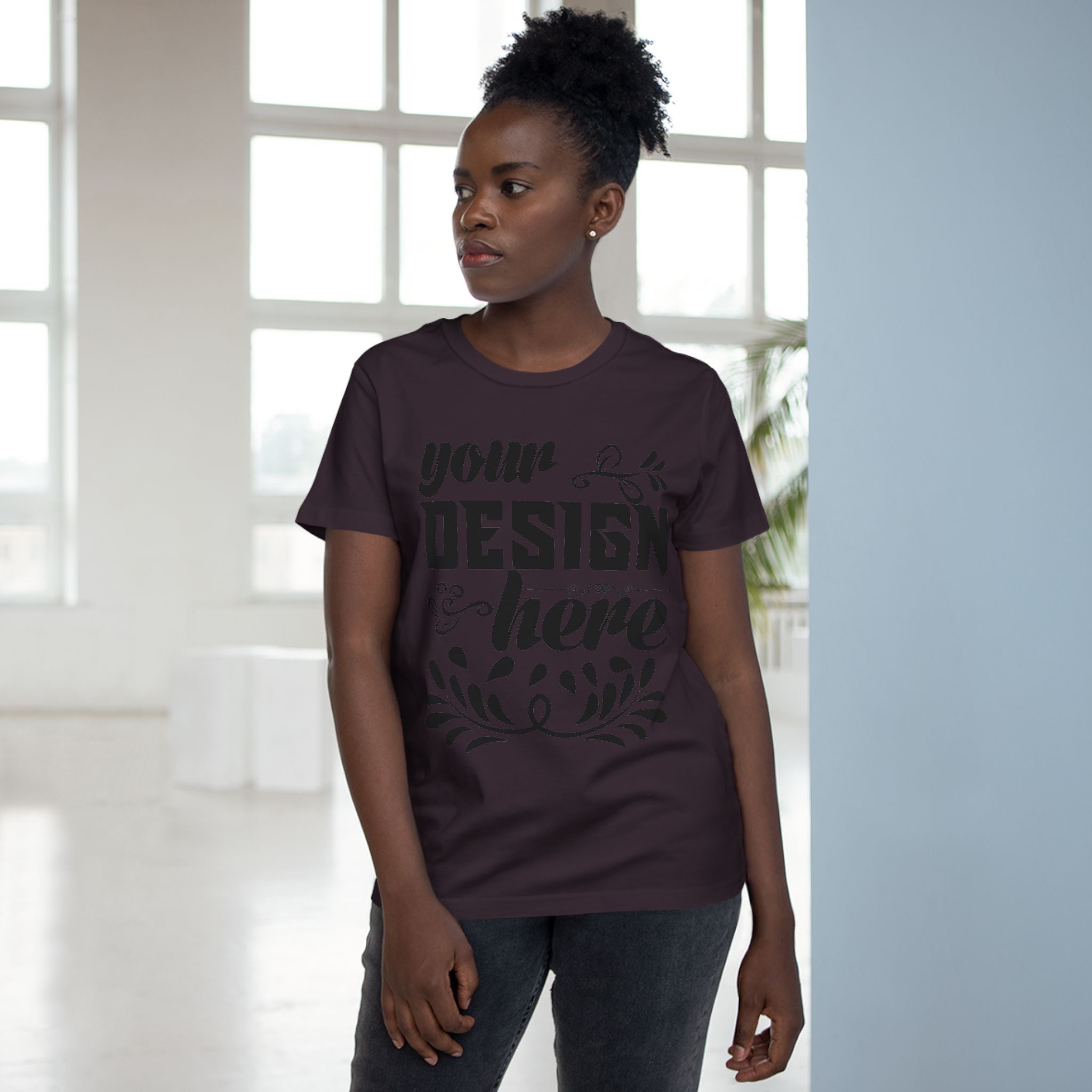 Customizable AS Colour 4001 Womens Maple Cotton T-Shirt