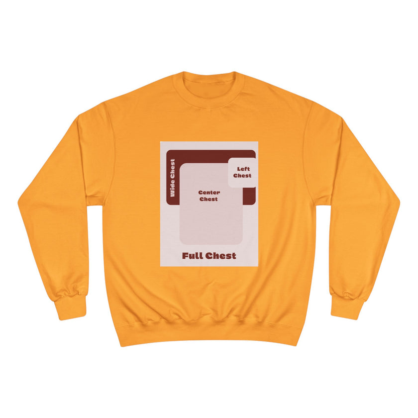 Customizable Champion S600 Crewneck Sweatshirt DTG Print