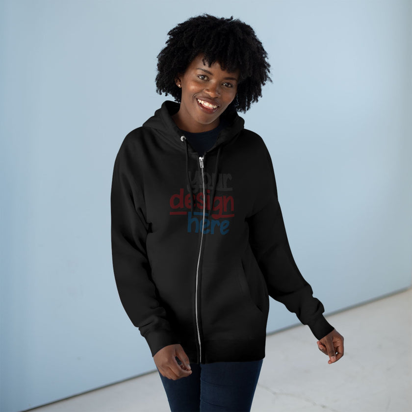 Customizable Lane Seven LS14003 Unisex Zip Hoodie