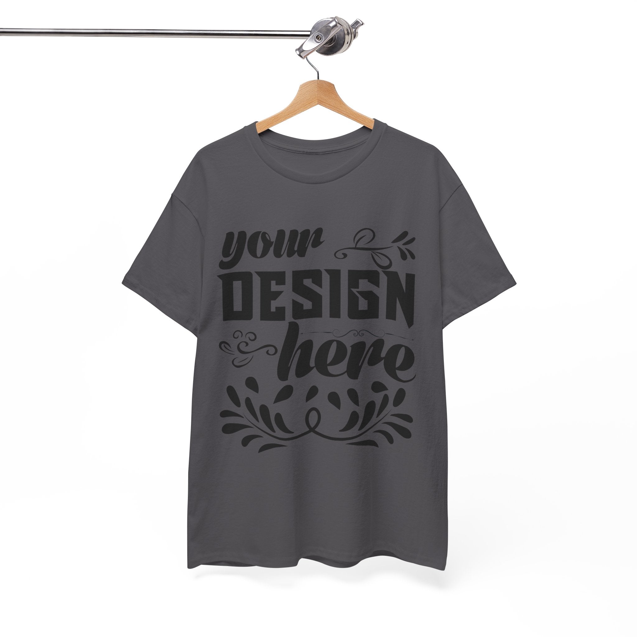 Customizable Gildan 5000 Unisex Heavy Cotton T-Shirt Classic Fit