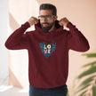 Lane Seven LS14001 Unisex  Fleece Hoodie | Butterfly Love Graphic Print