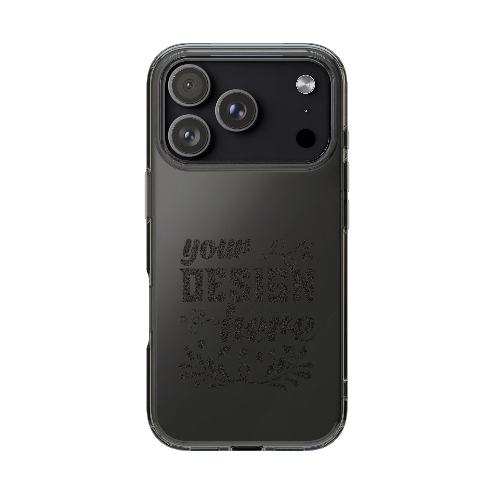 Customizable Clear Impact Resistant Phone Case With TPU Sides Wireless Ready