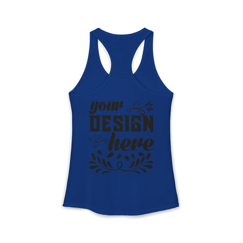 Customizable Next Level 1533 Womens Ideal Racerback Tank