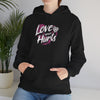 Gildan 18500 Unisex  Hooded Sweatshirt | Love Never Hurts Graphic Print