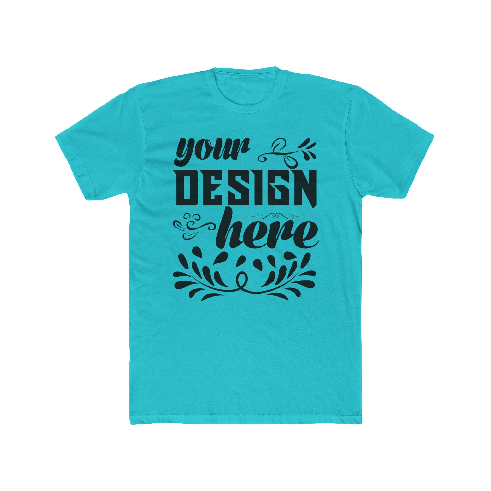 Customizable Next Level 3600 Unisex Cotton Crew Neck Short Sleeve Tee