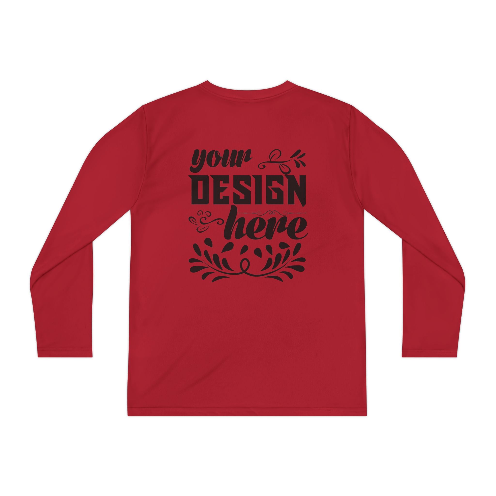 Customizable Sport Tek YST350LS Youth Long Sleeve Competitor Tee