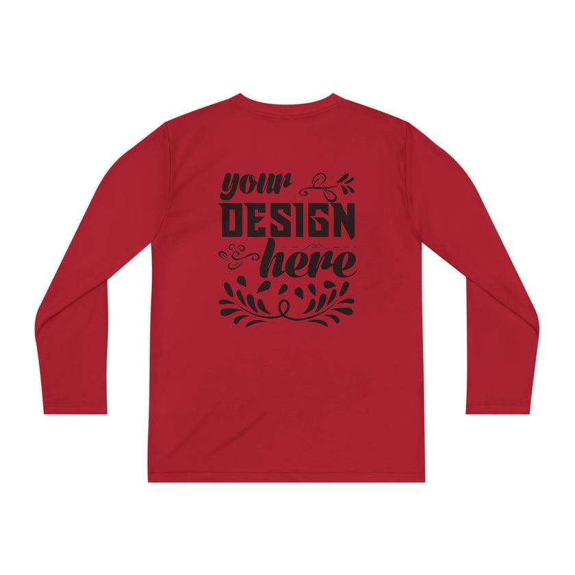 Customizable Sport Tek YST350LS Youth Long Sleeve Competitor Tee