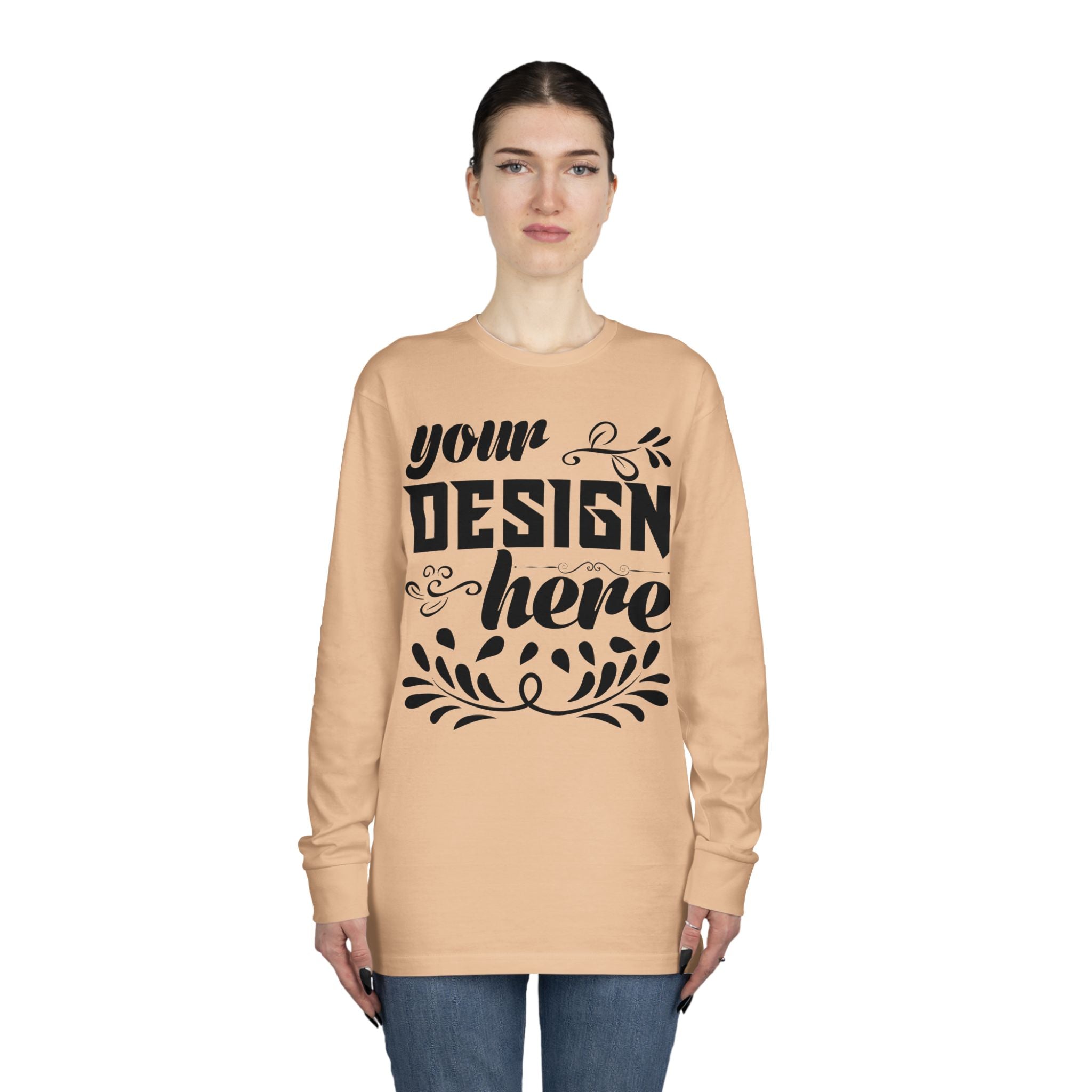 Customizable Lane Seven LS15009 Unisex Long Sleeve Crewneck Tee