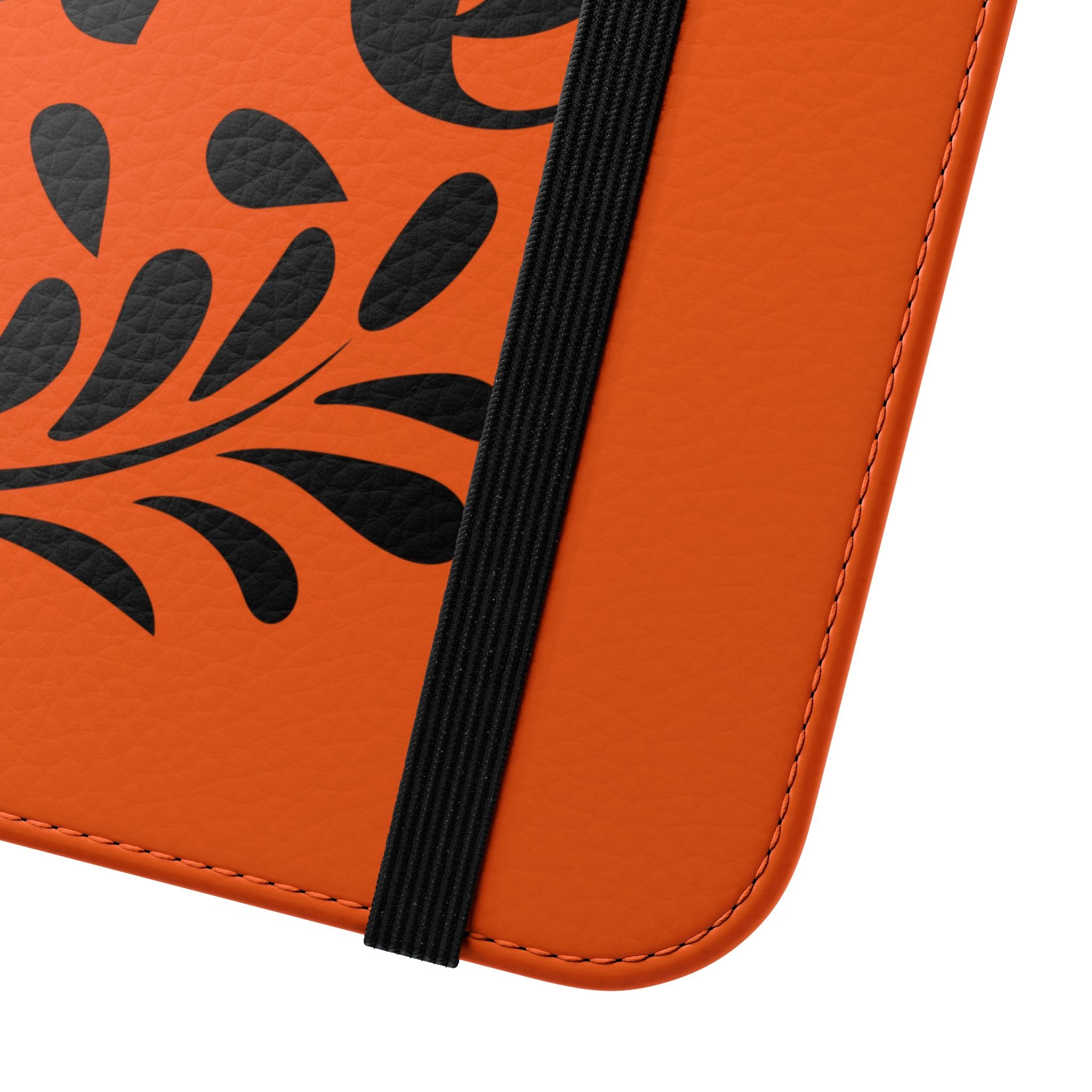 Customizable Flip Folio Phone Case With Card Slots Stand And Elastic Strap