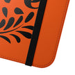 Customizable Flip Folio Phone Case With Card Slots Stand And Elastic Strap