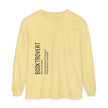 Comfort Colors 6014 Unisex  Long Sleeve T-Shirt | Booktrovert Graphic Print