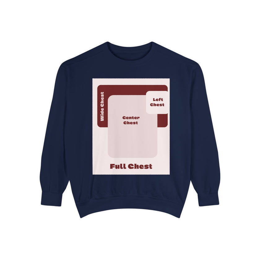 Customizable Comfort Colors 1566 Unisex Garment Dyed Sweatshirt DTG Custom Design