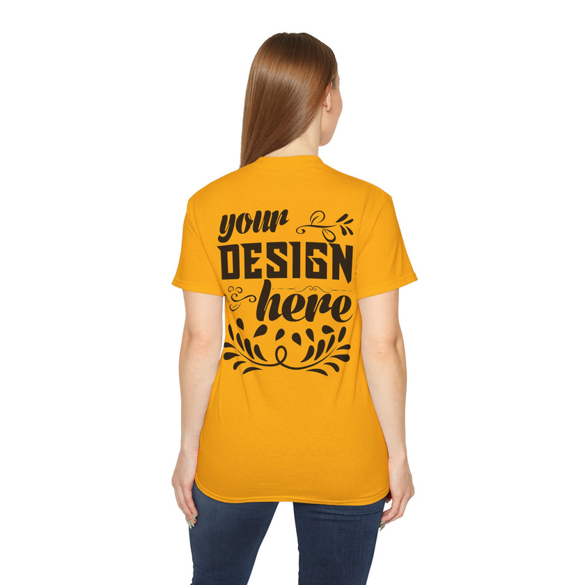 Customizable Gildan 2000 Unisex Ultra Cotton Crew Neck T-Shirt